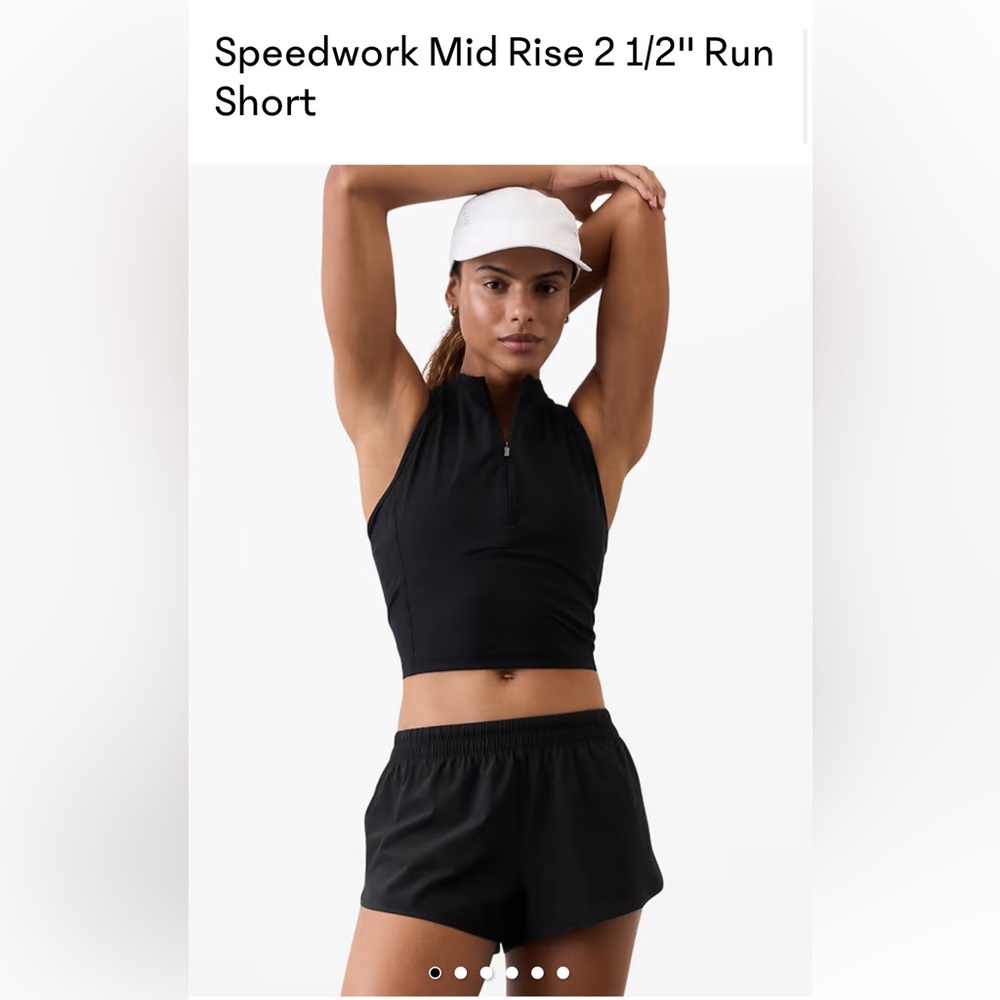 Athleta Speedwork Mid Rise 2 1/2" Run Short